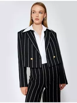 Блейзер KOTON Blazer, цвет Schwarz Gestreift