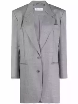 Блейзер прямого кроя MAX MARA, серый