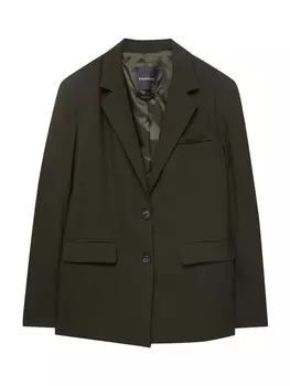 Блейзер Pull&Bear, темно-зеленый