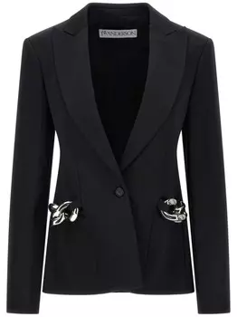 Блейзер с цепочкой JW Anderson, черный