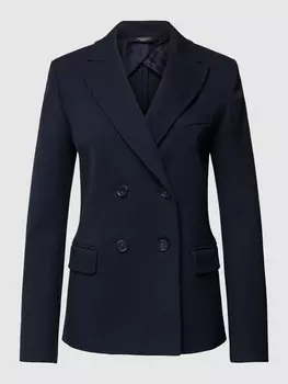 Блейзер с клетчатым узором, модель "FUNGHI" Weekend Max Mara, темно-синий