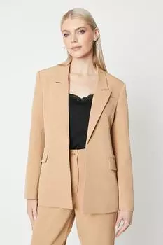 Блейзер с пуговицами и манжетами от края до края Debenhams, бежевый