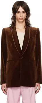 Блейзер с шалевыми лацканами Dries Van Noten