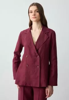 Блейзер STRAIGHT CUT COLLAR LONG SLEEVE Jimmy Key, бургундия