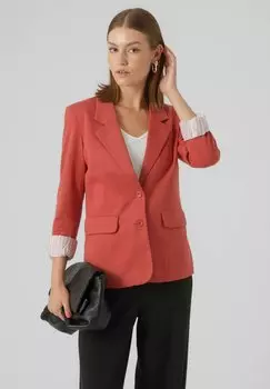 Блейзер Vero Moda Bleiseri, красный минерал
