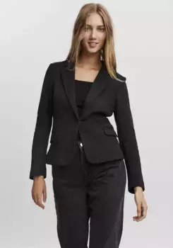 Блейзер Vero Moda из джерси "VMJULIANE LS BLAZER DNM EXP", черный