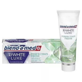 Blend-a-Med, 3D White Luxe Perfection Fresh, отбеливающая зубная паста, 75 мл