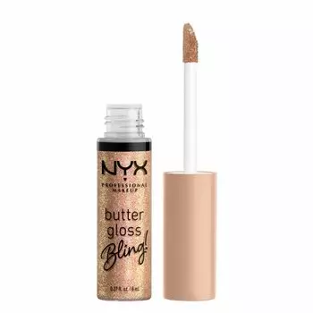 Блеск для губ butter gloss bling Nyx Professional Makeup, цвет bring the bling, 8 мл
