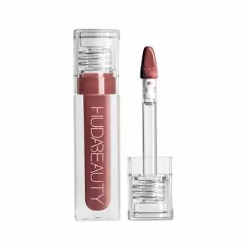 Блеск для губ #fauxfilter extra shine lip gloss Huda Beauty, цвет bombshell, 3.9 мл