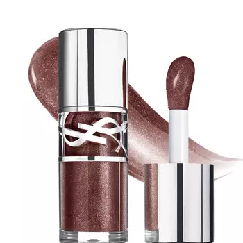 Блеск для губ loveshine plumping lip oil gloss Yves Saint Laurent, цвет nr. 06 espresso stardust, 6 мл