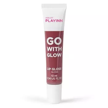 Блеск для губ playinn go with glow lip gloss Inglot, цвет nr. 24 go with cherry, 10 мл