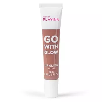 Блеск для губ playinn go with glow lip gloss Inglot, цвет nr. 22 go with coral, 10 мл