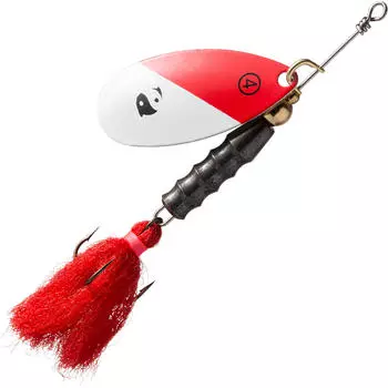 Блесна Weta Puff Predator Fishing Gr. 4 Рыжая CAPERLAN, красный Белый