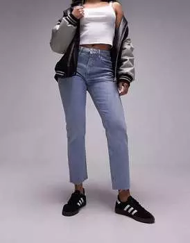 Бличные прямые джинсы Topshop