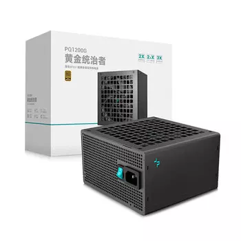 Блок питания DeepCool PQ1200G, 1200 Вт, чёрный