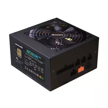 Блок питания Huntkey WD850K, 850 Вт, модульный, чёрный