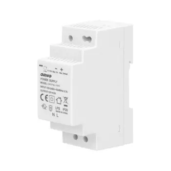 Блок питания на DIN-рейку 12 В постоянного тока, 2 А, 24 Вт OR-PSU-1643 ORNO