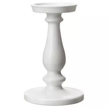 Блок-подсвечник, белый, 21 см, ERSTTA IKEA