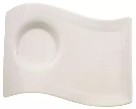 Блюдце Villeroy & Boch, 13x17 см, белый