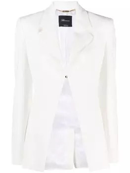 Blumarine блейзер без застежки, белый
