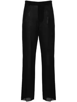 Blumarine брюки из вирджинской шерсти, черный