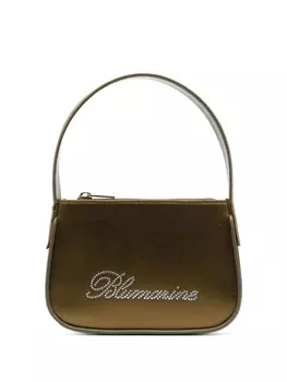 Blumarine мини-сумка с логотипом, зеленый