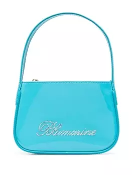 Blumarine мини-сумка со стразами, синий