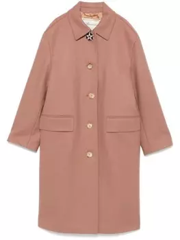 Blumarine пальто со стразами, розовый