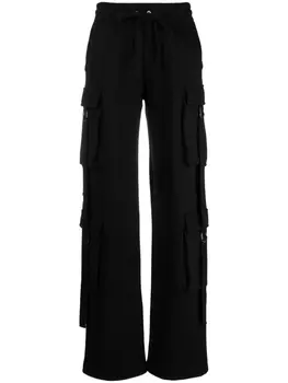 Blumarine прямые брюки карго, черный