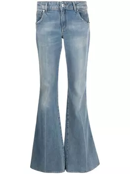 Blumarine расклешенные джинсы, синий
