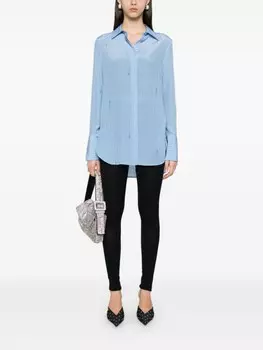 Blumarine рубашка в тонкую полоску, синий