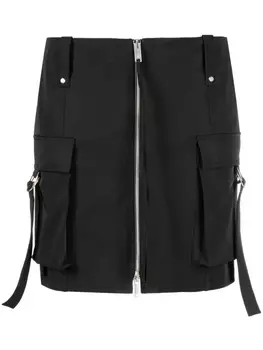 Blumarine юбка мини на молнии, черный