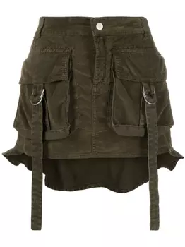 Blumarine юбка с карманами, зеленый