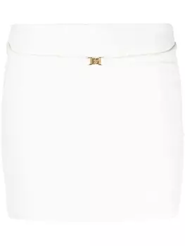 Blumarine юбка с поясом, белый