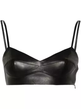 Blumarine укороченный топ, черный