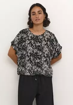 Блуза AMBER PRINTED Kaffe, черный