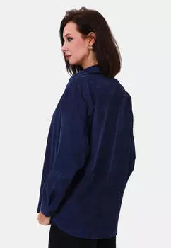 Блуза Awesome Apparel Button down, синий