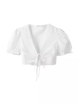 Блуза Bershka Blouse, белый