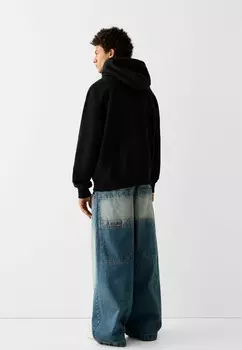 Блуза Bershka, черный деним