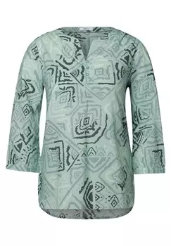 Блуза CECIL, цвет Green/Dark green