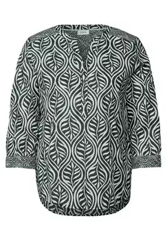Блуза CECIL, цвет Khaki/Light green