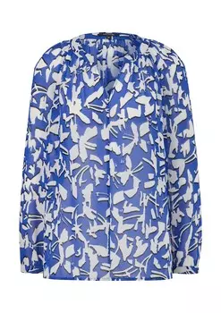 Блуза COMMA Blouse, синий