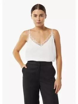 Блуза comma Bluse keine rmellnge, белый