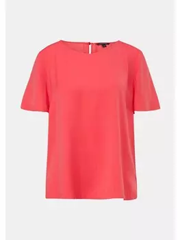 Блуза comma Bluse kurzarm, розовый
