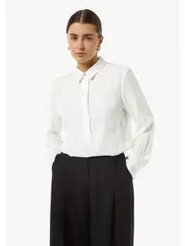 Блуза comma Bluse langarm, белый