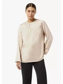 Блуза comma Bluse langarm, бежевый