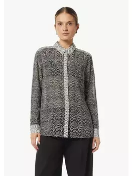 Блуза comma Bluse langarm, черный