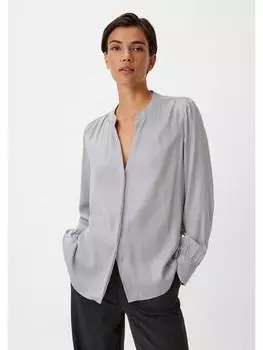 Блуза comma Bluse langarm, серый