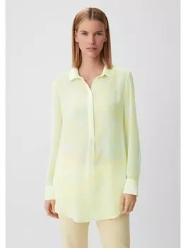 Блуза comma Bluse langarm, желтый