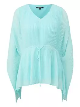 Блуза comma Bluse rmellos, бирюзовый